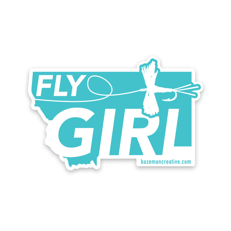 Fly Girl MT Sticker