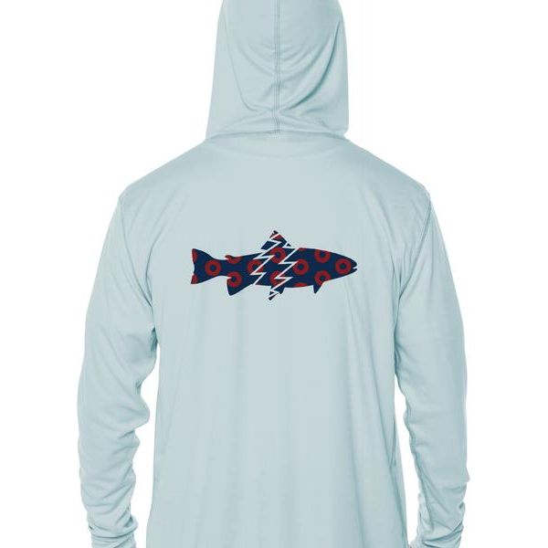 Pesca Muerta Hooded L/S Performance Sun Shirt Trout x Donuts