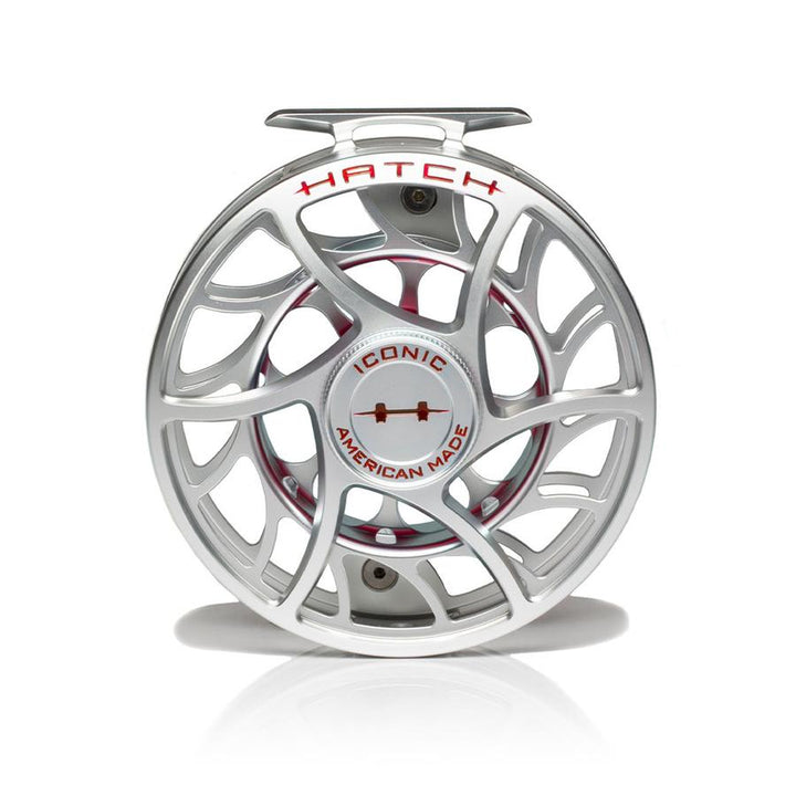 Hatch Iconic 11 Plus Fly Reel Clear Red