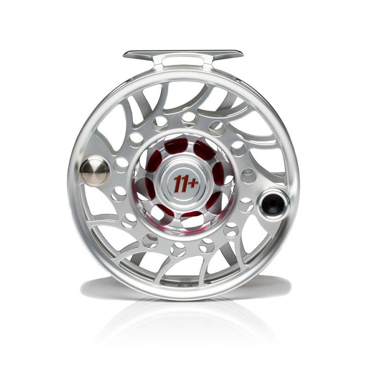 Hatch Iconic 11 Plus Fly Reel Clear Red Mid Arbor