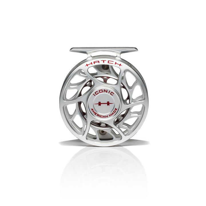 Hatch Iconic 3 Plus Fly Reel Clear Red
