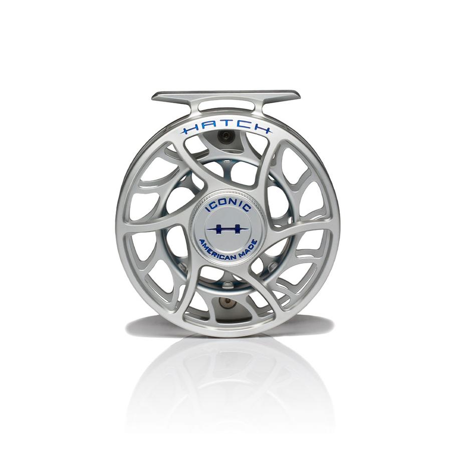Hatch Iconic 5 Plus Fly Reel Clear Blue