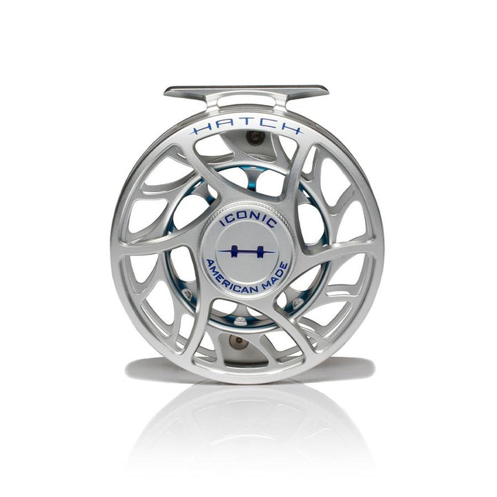 Hatch Iconic 7 Plus Fly Reel Clear Blue
