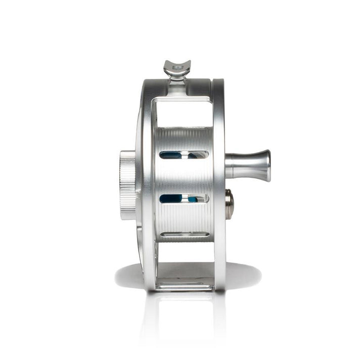 Hatch Iconic 9 Plus Fly Reel Clear Blue Mid Arbor