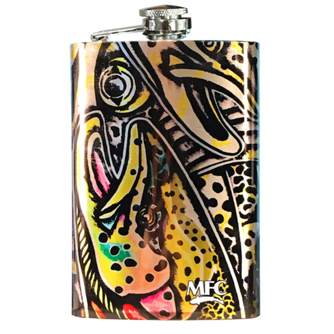ラグ FRY-550 ストリング 展示使用品(JMF9-13) MFC Stainless Hip Flask (8oz.) | Brown Trout Flask – Madison River