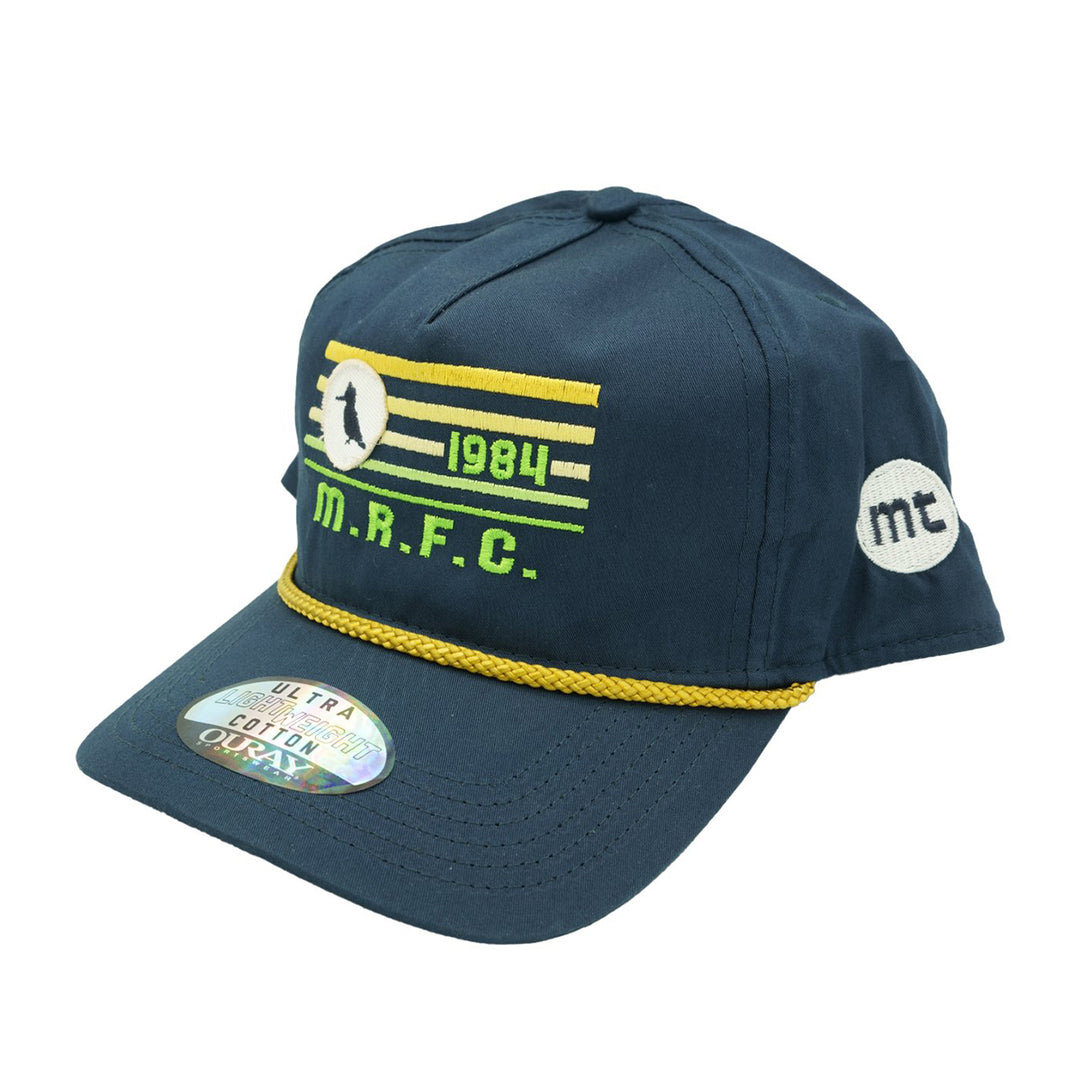 MRFC Logo Dope Rope Hat Vista Flare Navy Gold