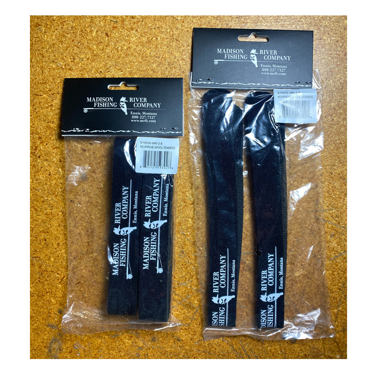 MRFC Logo Neoprene Spool Band 2-Pack – Madison River Fishing Company