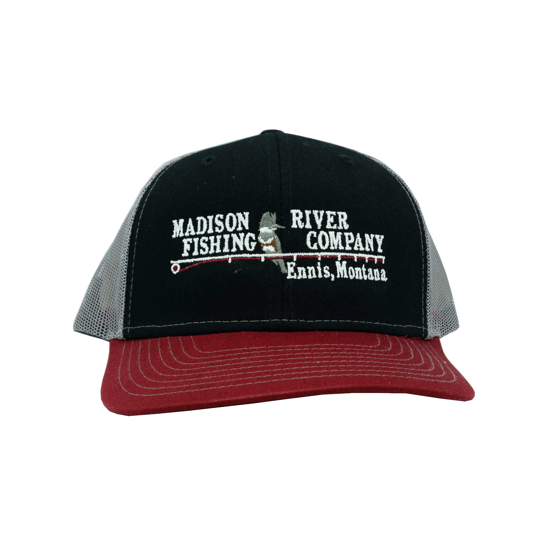 Mrfc MRFC Logo The Zone Black/Dark Grey/Burnt Henna – Madison River Fishing ...