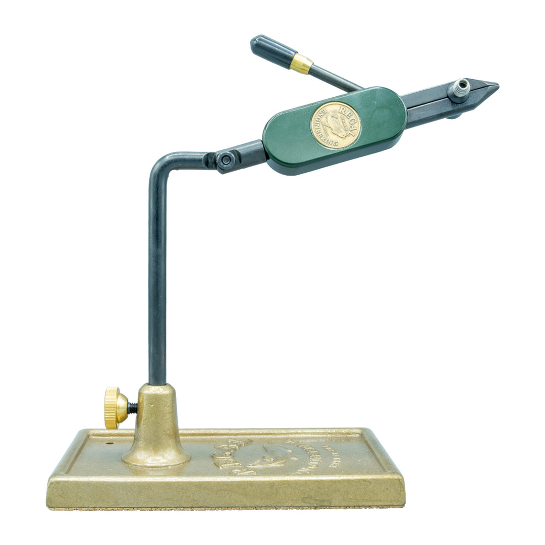 Regal Medallion Vise - Standard Jaw with Traditional Bronze Base Rustic Pine