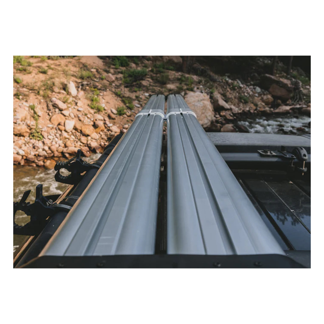 fishing rod holders for bridges Riversmith Euro River Quiver 4-Banger Black, Quick Release