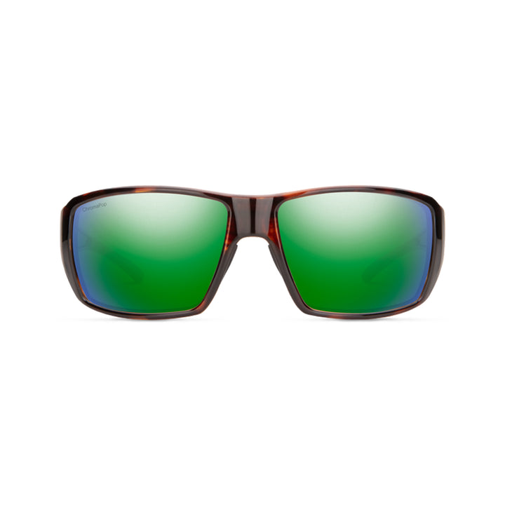 Smith Guides Choice Sunglasses Tortoise ChromaPop Glass Polarized Green Mirror
