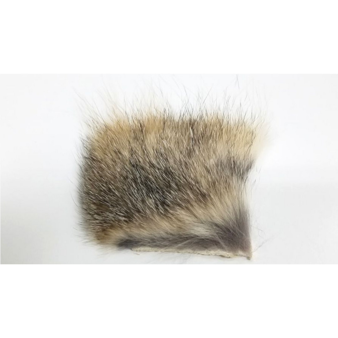 Gray Fox Body Wing Fur- Natural