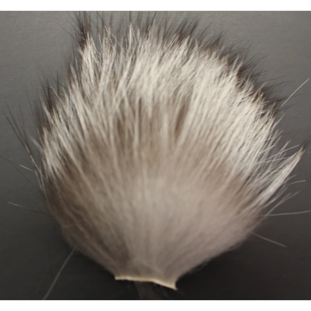 Silver Fox Body Wing Fur- Natural