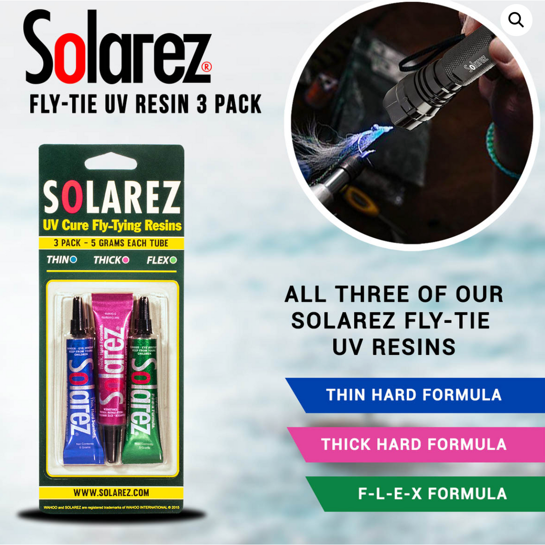 Solarez Fly Tie UV Resin 3 Pack-5g