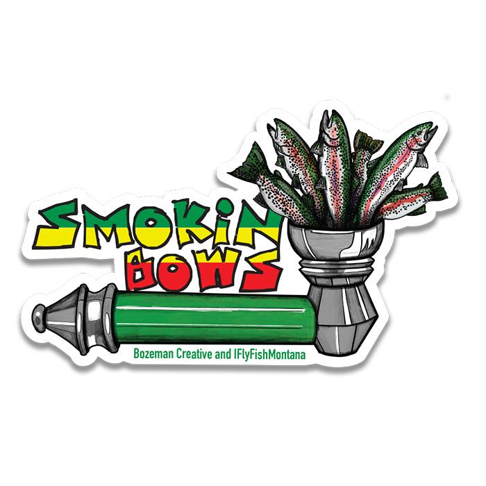 Smokin Bows Sticker