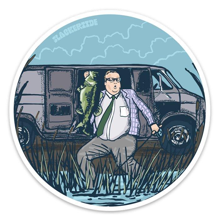 Down by the River Sticker