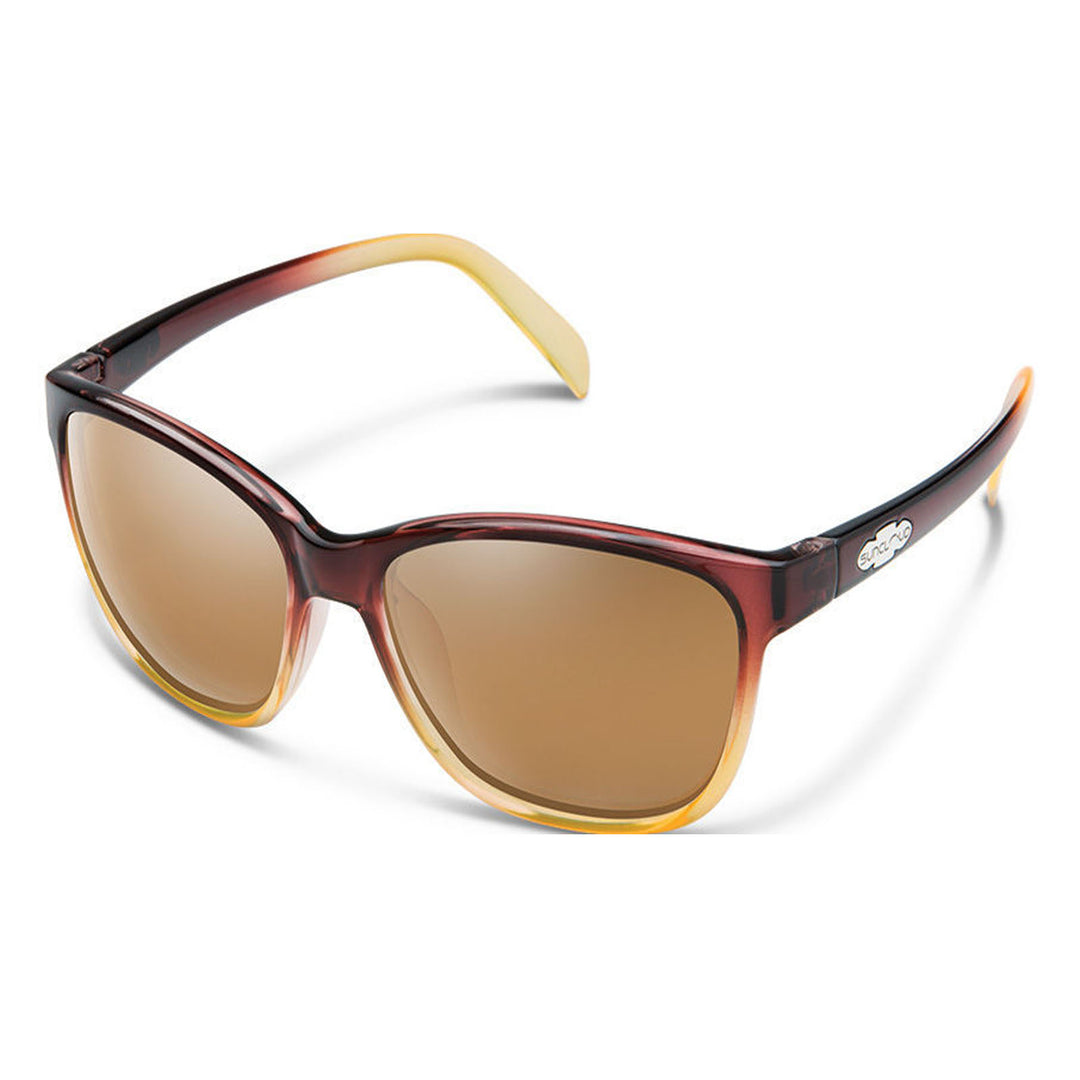 Suncloud Dawson Sunglasses Brown Fade/Sienna Mirror