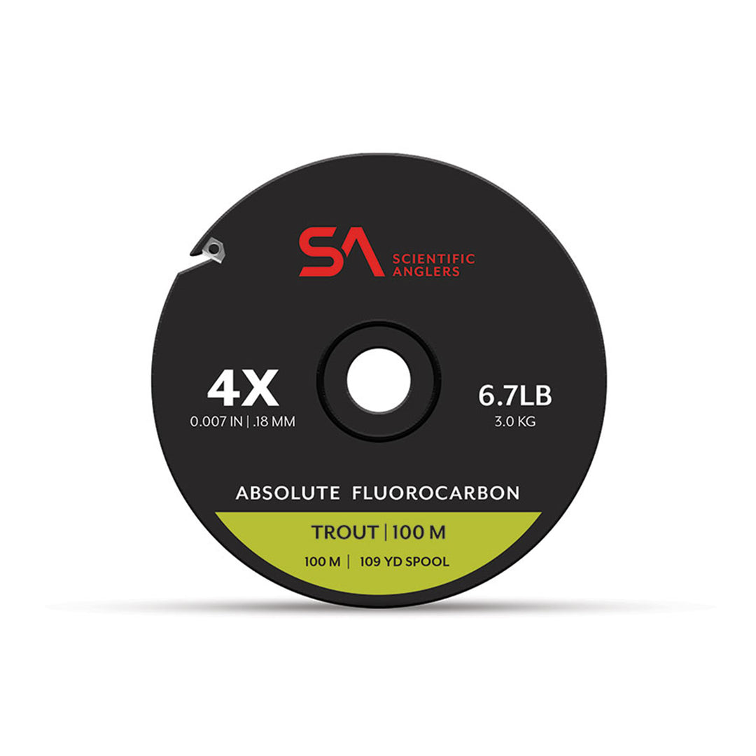 Scientific Anglers Absolute Trout Fluorocarbon Tippet 100M