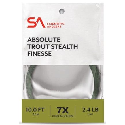 Scientific Anglers Absolute Trout Finesse Leader 12' Single