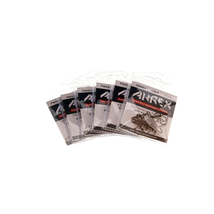 Ahrex FW 501 Dry Fly Traditional Hook Barbless