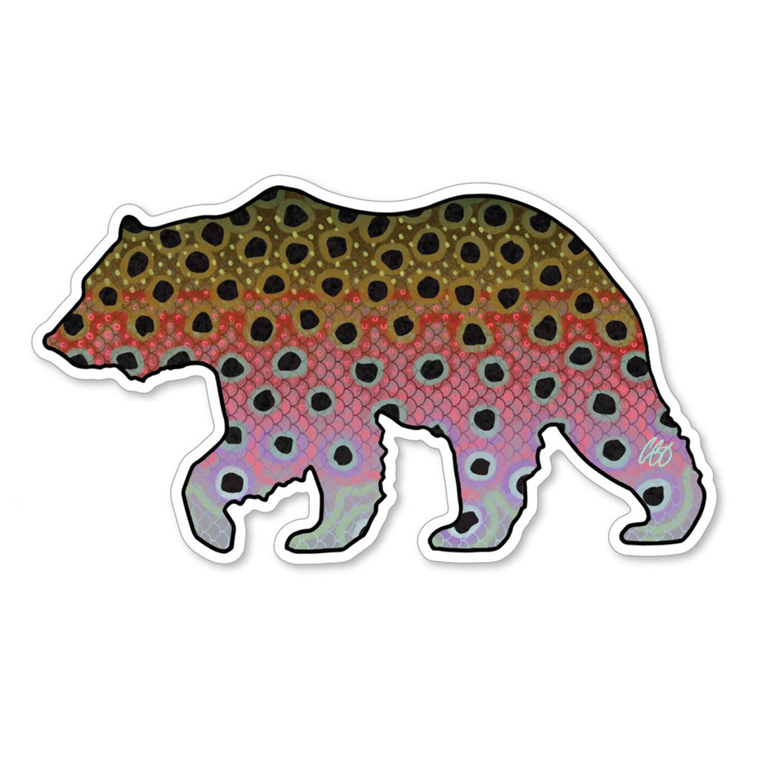 Bear Rainbow  Sticker