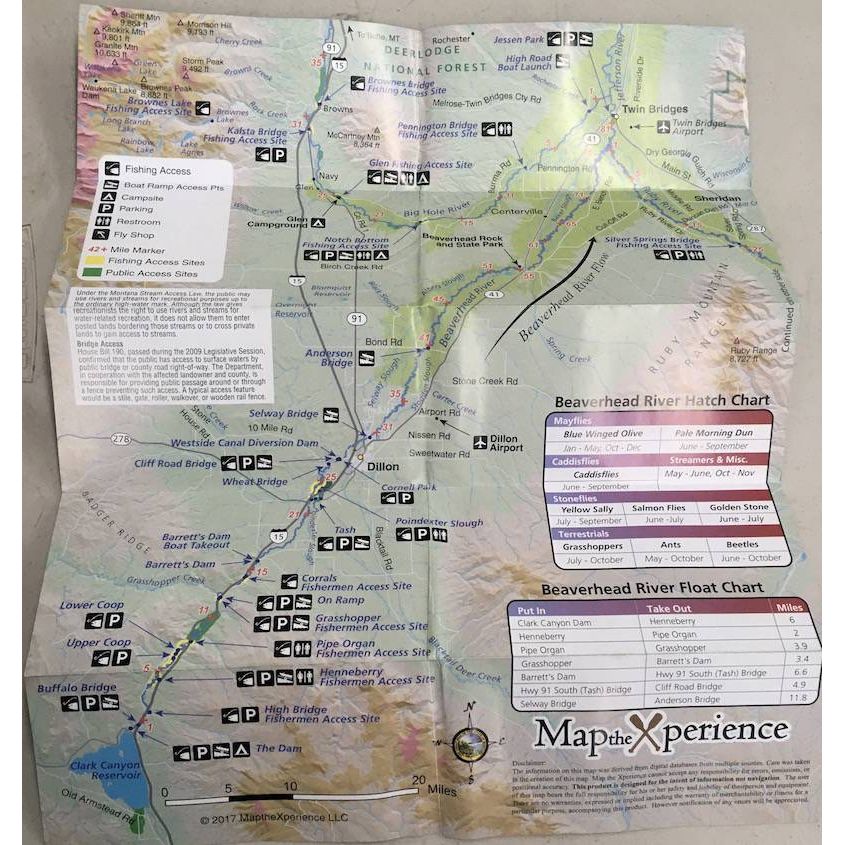 Ruby River/Beaverhead River Pocket Map