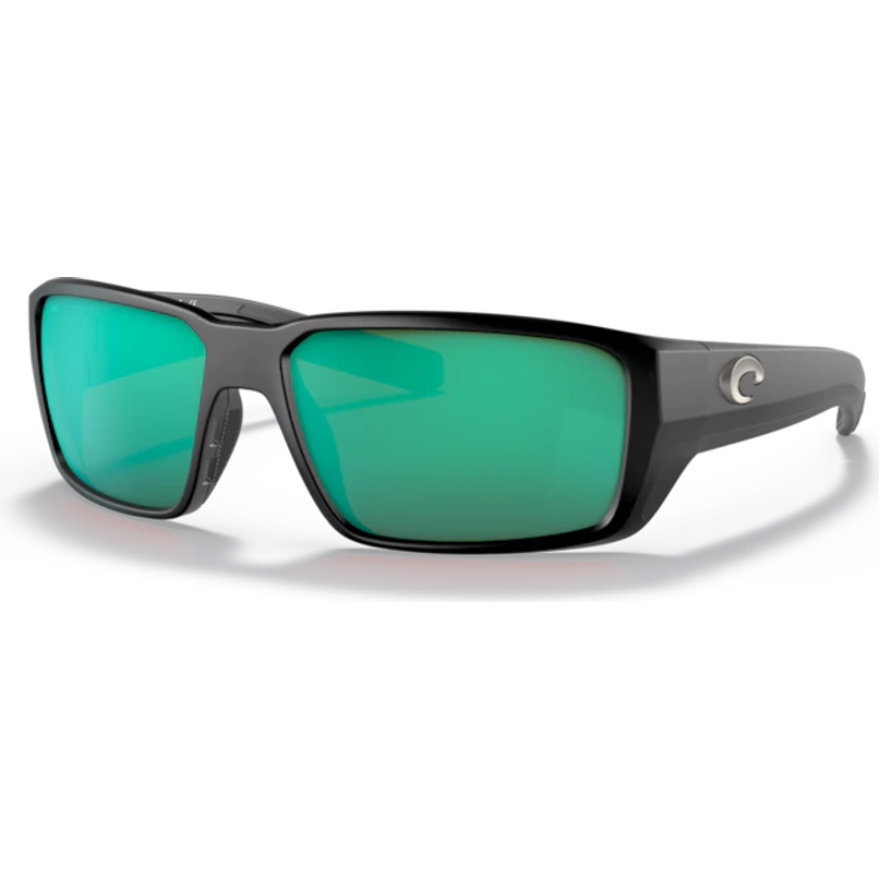 Costa Fantail Pro Sunglasses Matte Black Green Mirror 580G