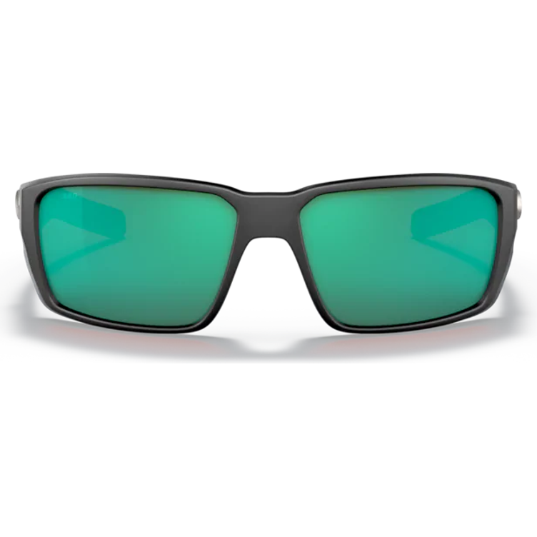 Costa Fantail Pro Sunglasses Matte Black Green Mirror 580G