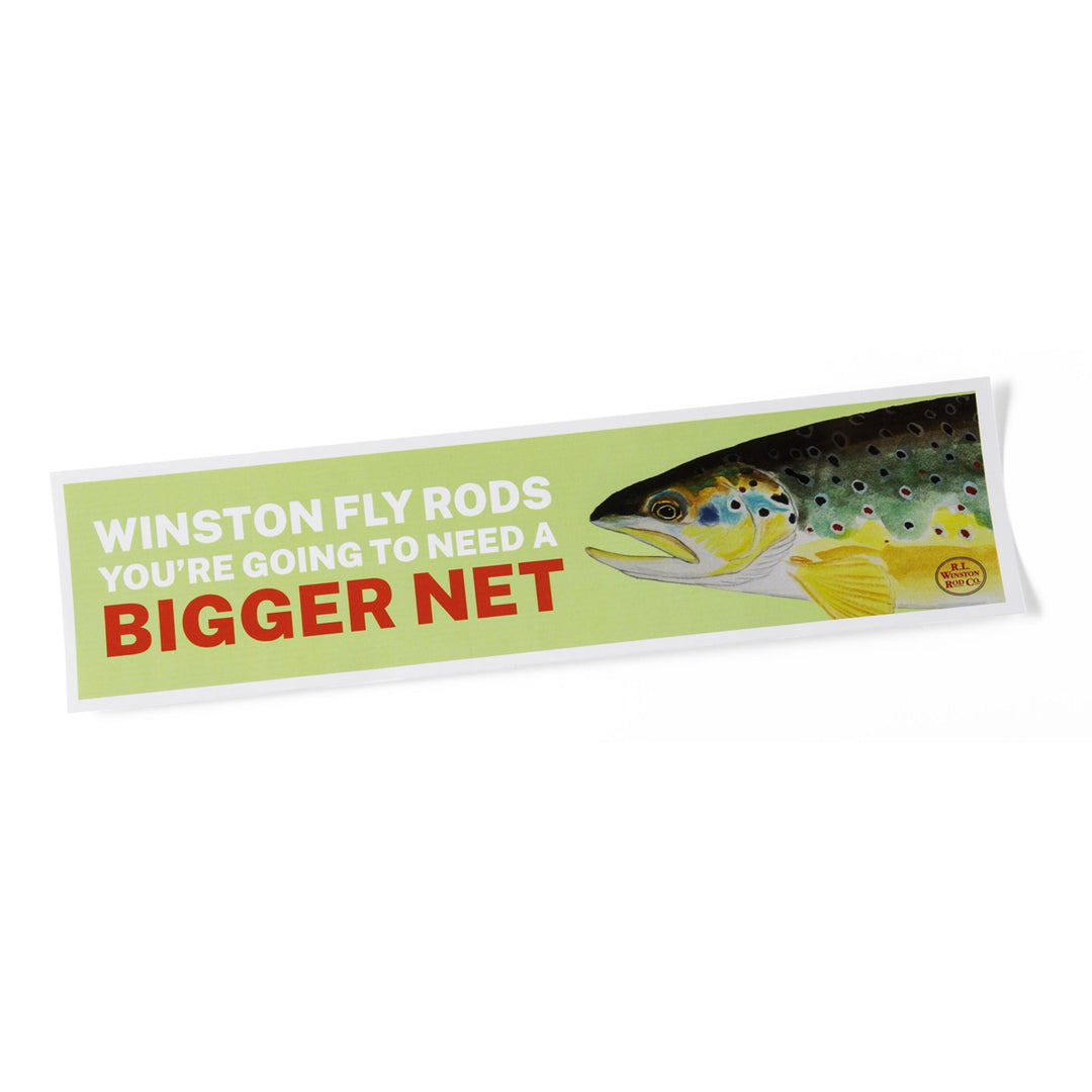 R.L. Winston Sticker Bigger Net - Madison River Fishing Company