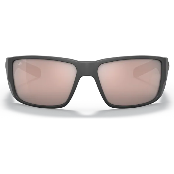 Costa Blackfin Pro Sunglasses Matte Black Copper Silver Mirror 580G
