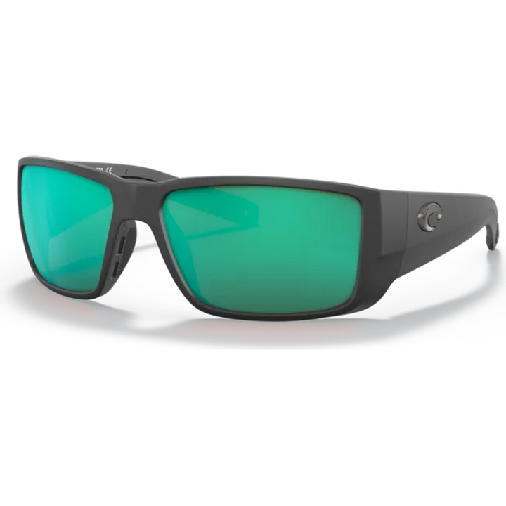 Costa Blackfin Pro Sunglasses Matte Black Green Mirror 580G