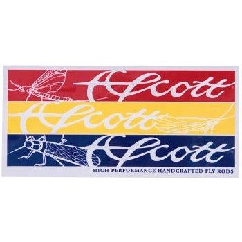 Scott Fly Rods CO Bugs/CO Flag Sticker