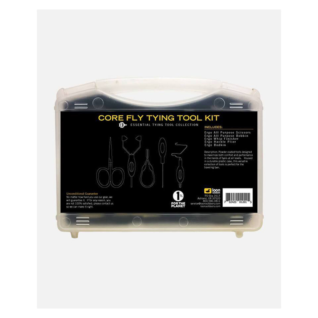 Loon Core Fly Tying Tool Kit Black