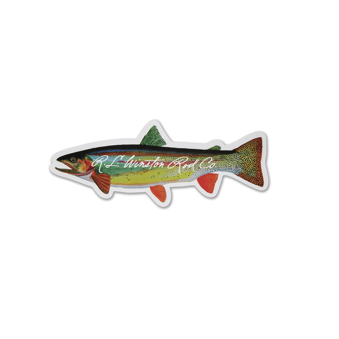R.L. Winston Cooler Sticker Cutthroat Trout