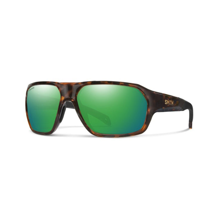 Smith Deckboss Sunglasses Tortoise ChromaPop Glass Polarized Green Mirror
