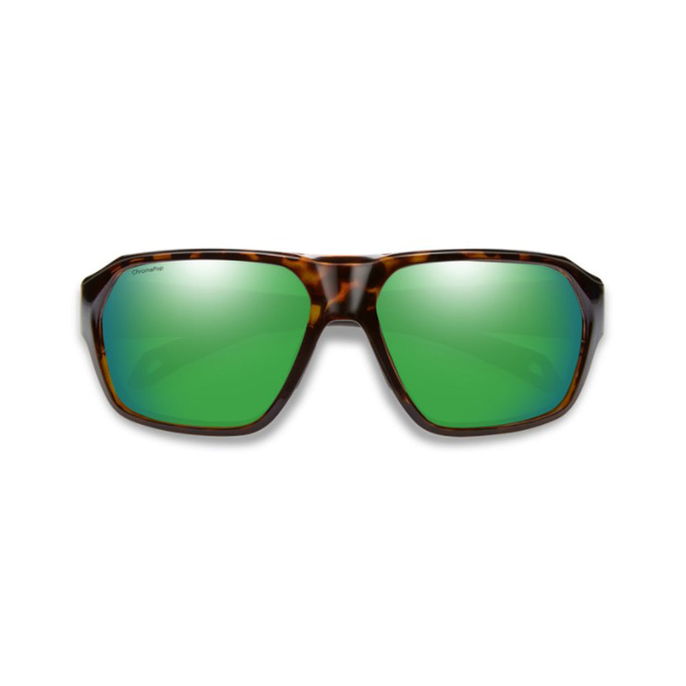 Smith Deckboss Sunglasses Tortoise ChromaPop Glass Polarized Green Mirror