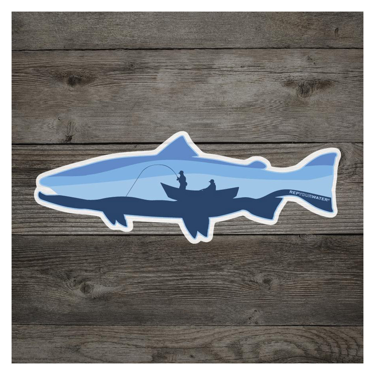 Rep Your Water Drifter Sticker – Madison River Fishing Company