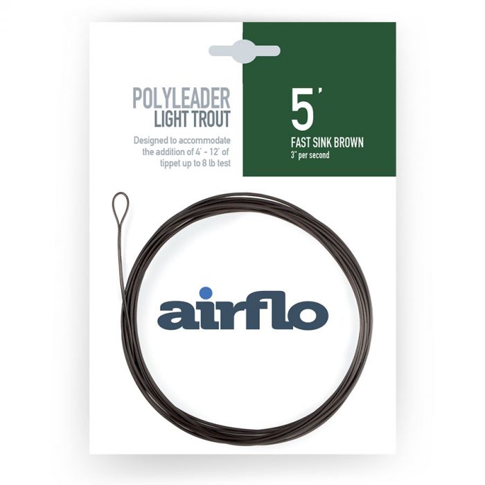 AirFlo Light Trout Polyleader 5' - 8lb