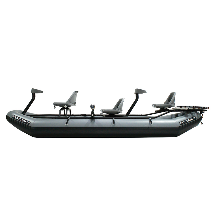 Flycraft 3-Man 14' Inflatable Fishing Boat Raft Package
