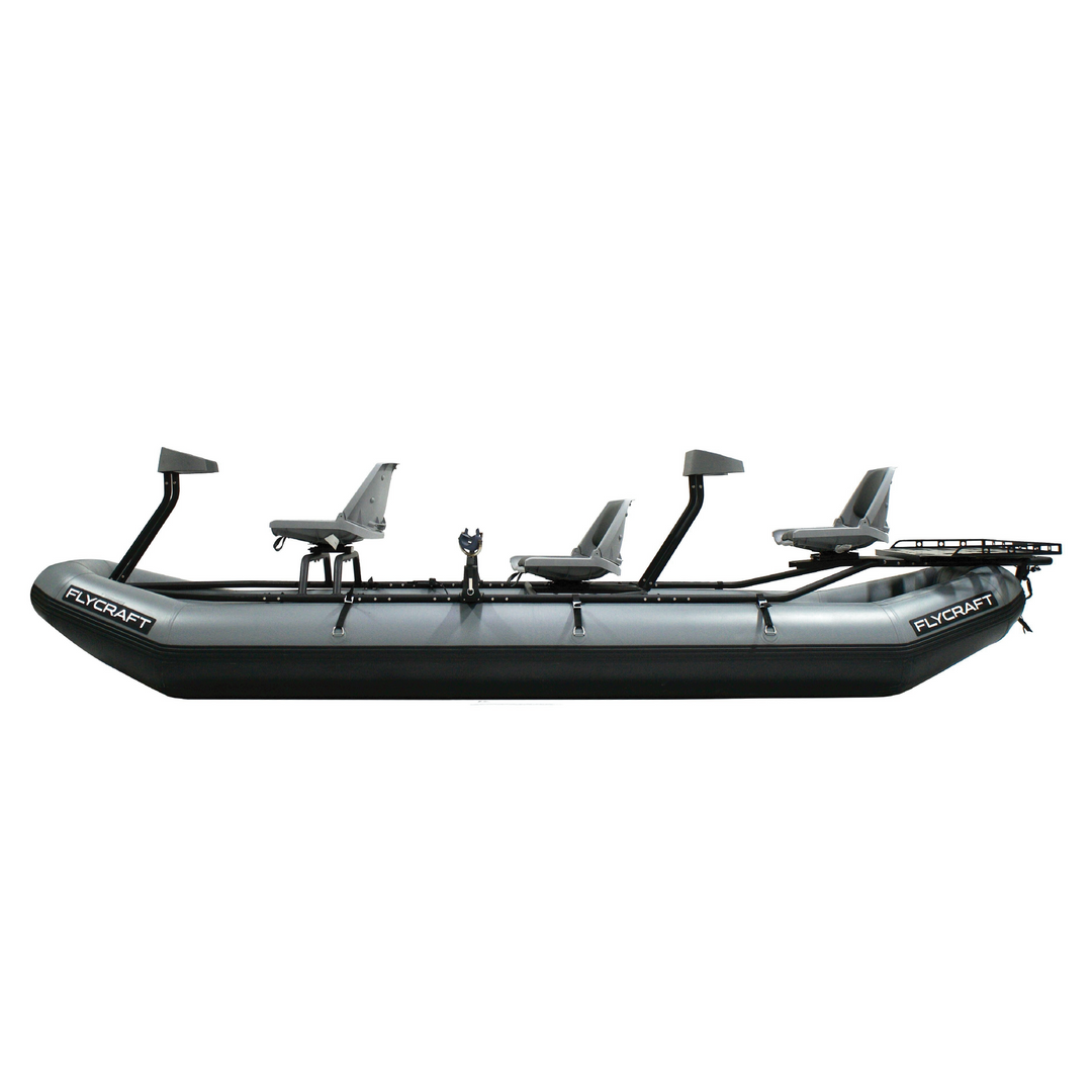 Flycraft 3-Man 14' Inflatable Fishing Boat Raft Package - Madison River Fishing Company