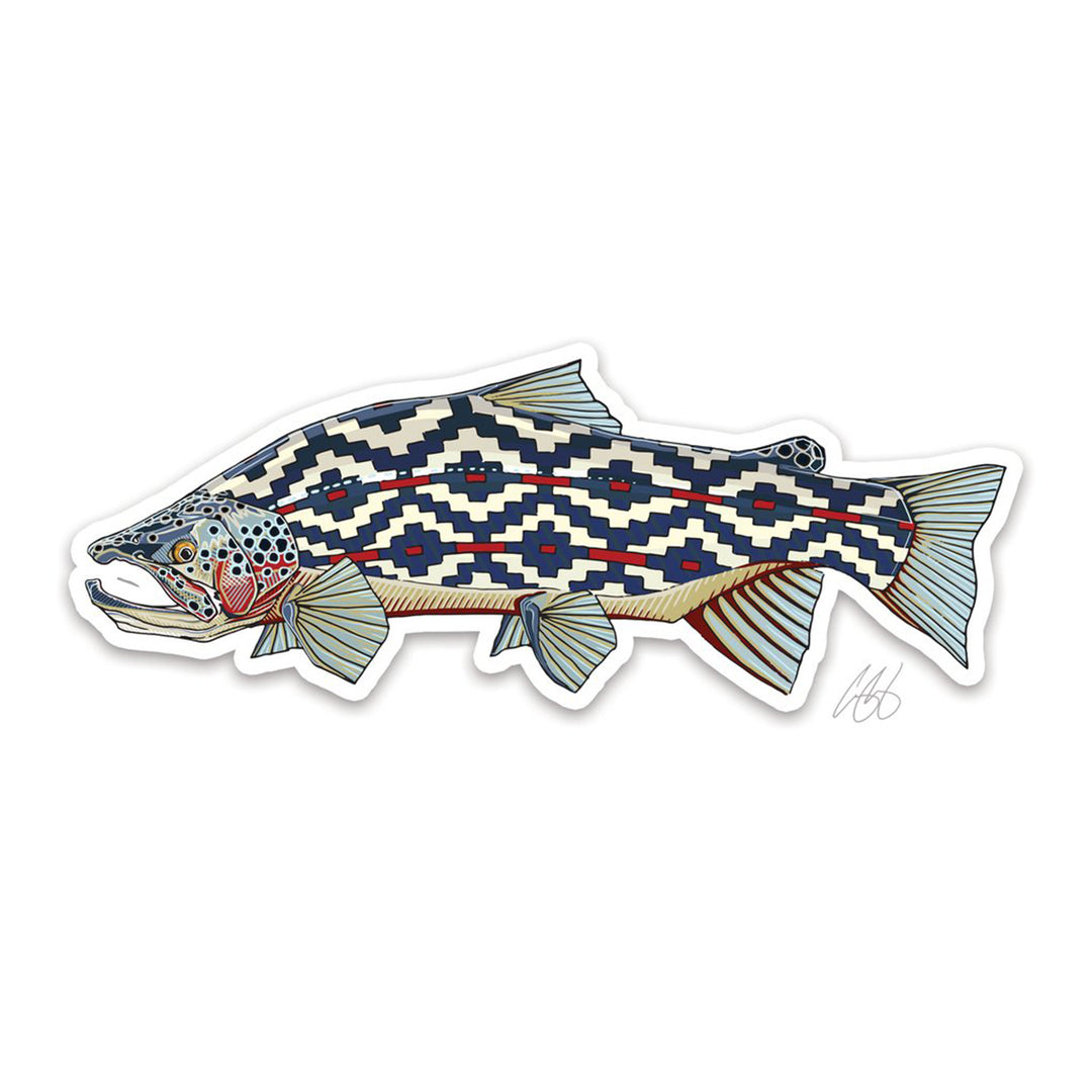 Gaucho Trout Sticker