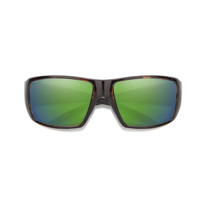 Smith Guide's Choice Sunglasses Tortoise ChromaPop Glass Polarized Green Mirror