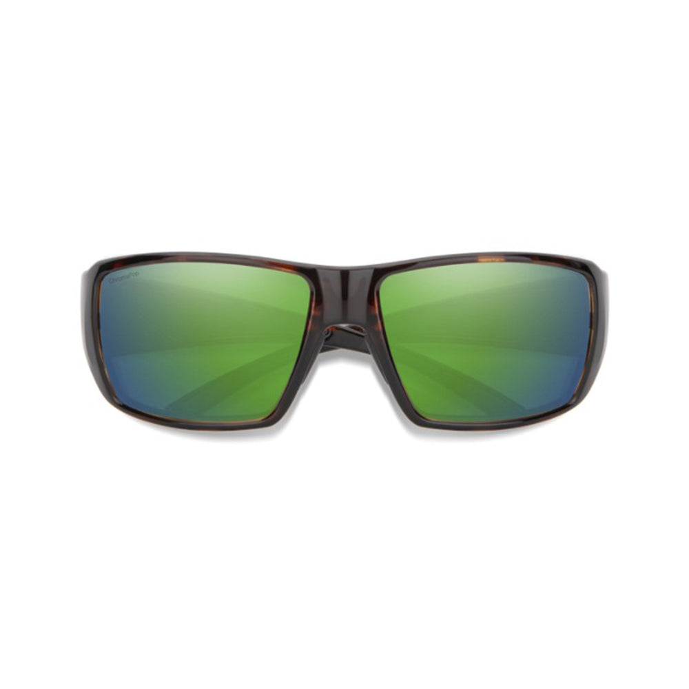Smith Guide's Choice Sunglasses Tortoise ChromaPop Glass Polarized Green Mirror