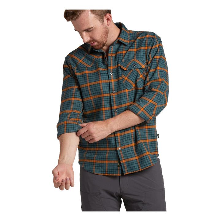 Howler Bros Harker's Flannel Drafter Plaid - Teal