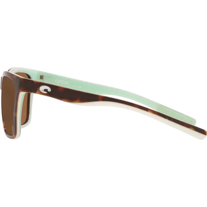 Costa Panga Sunglasses Shiny Tortoise/White/Seafoam Crystal Copper 580P