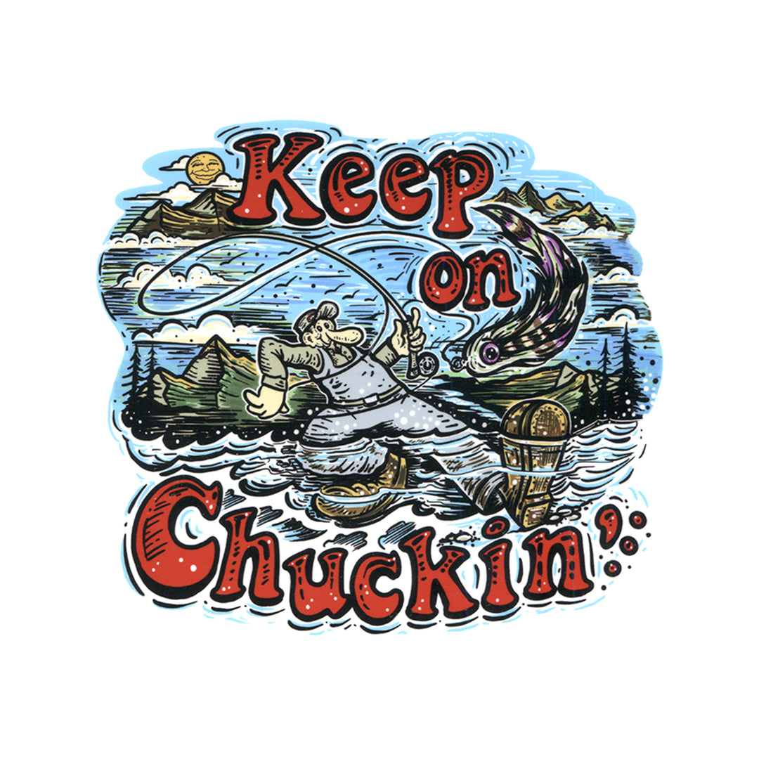 Josh May Keep On Chuckin Sticker - Grateful