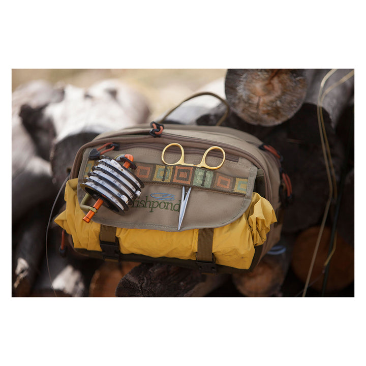 Fishpond Blue River Chest/Lumbar Pack Khaki/Sage Green - Madison River Fishing Company