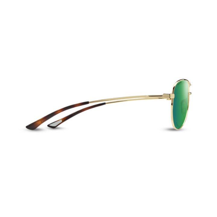 Smith Langley Sunglasses Gold ChromaPop Polarized Green Mirror - Madison River Fishing Company