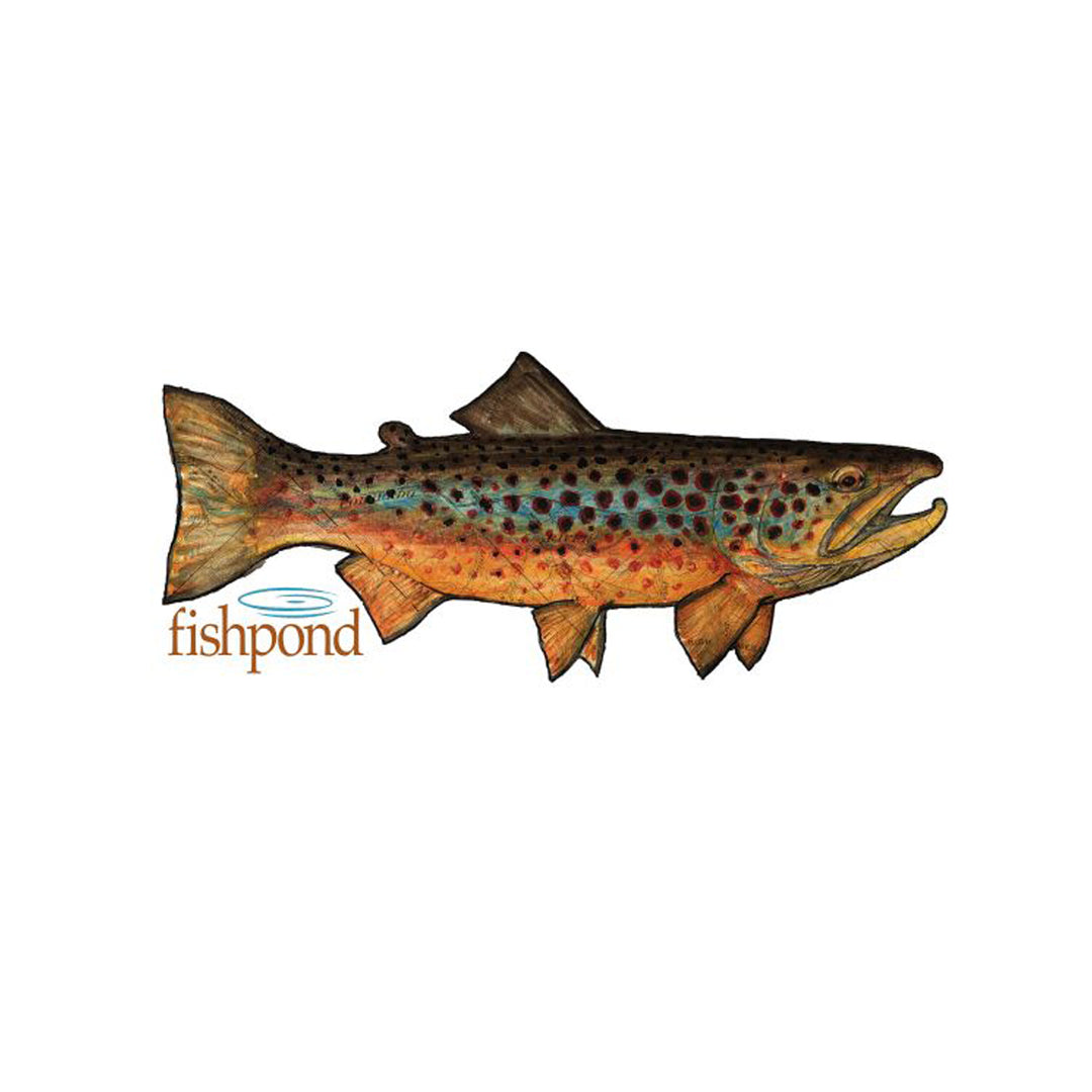 Fishpond Local Sticker 6"