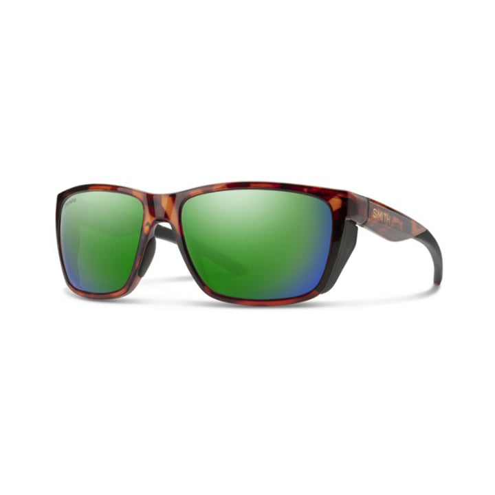 Smith Longfin Sunglasses Tortoise ChromaPop Glass Polarized Green Mirror